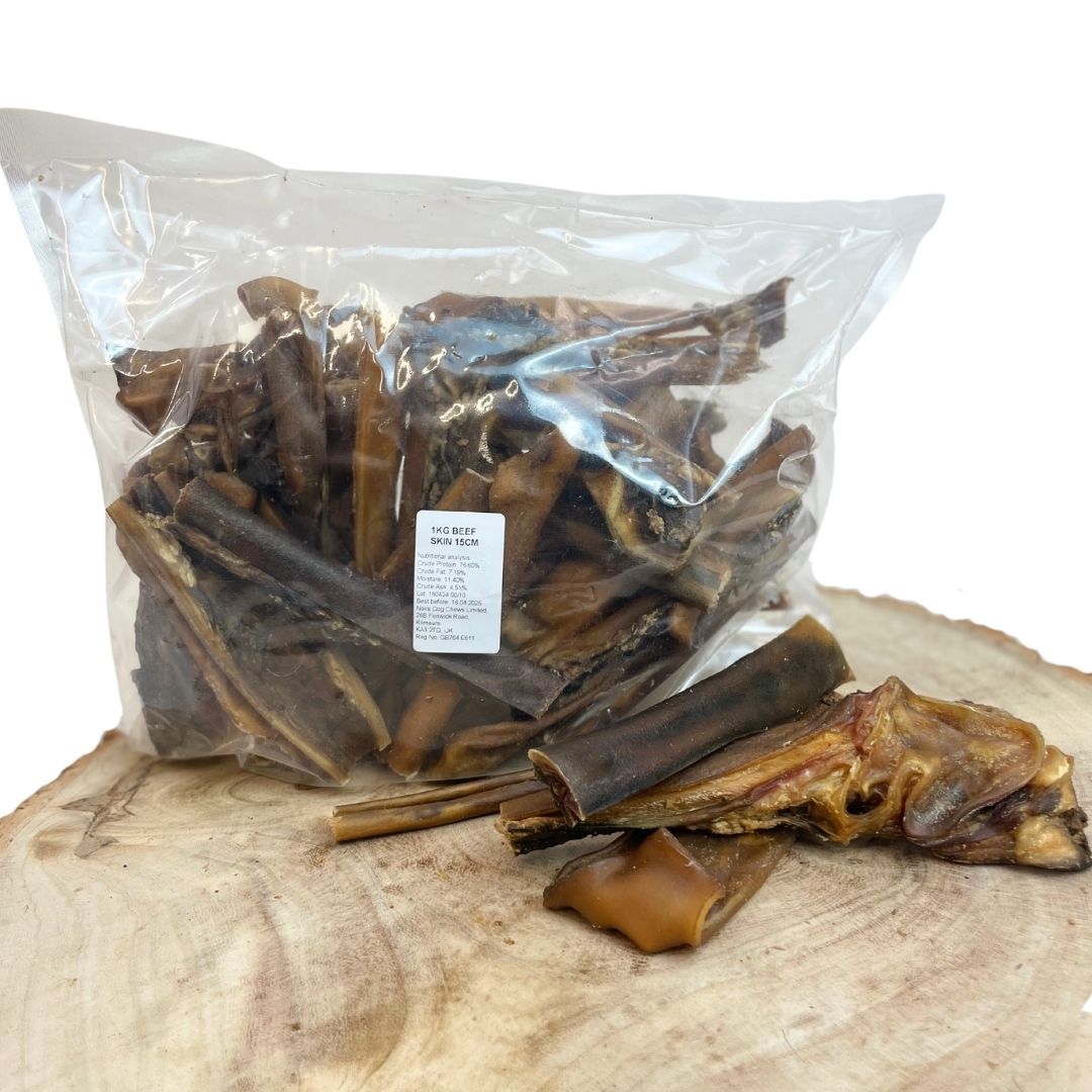 Beef Skin - Mixed Sizes - 1KG