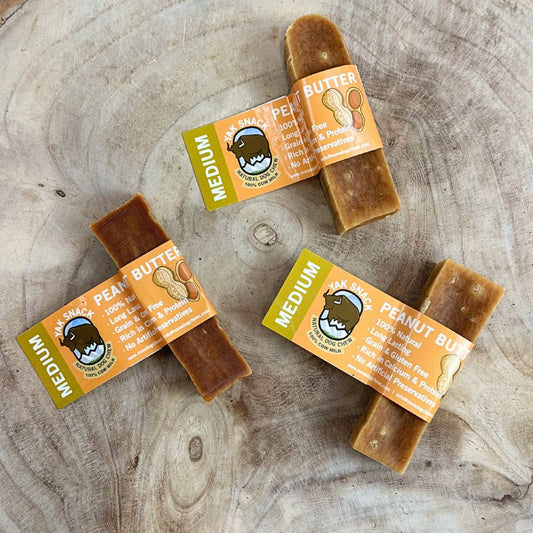 Yak Chews Peanut Butter - 2 Sizes Available