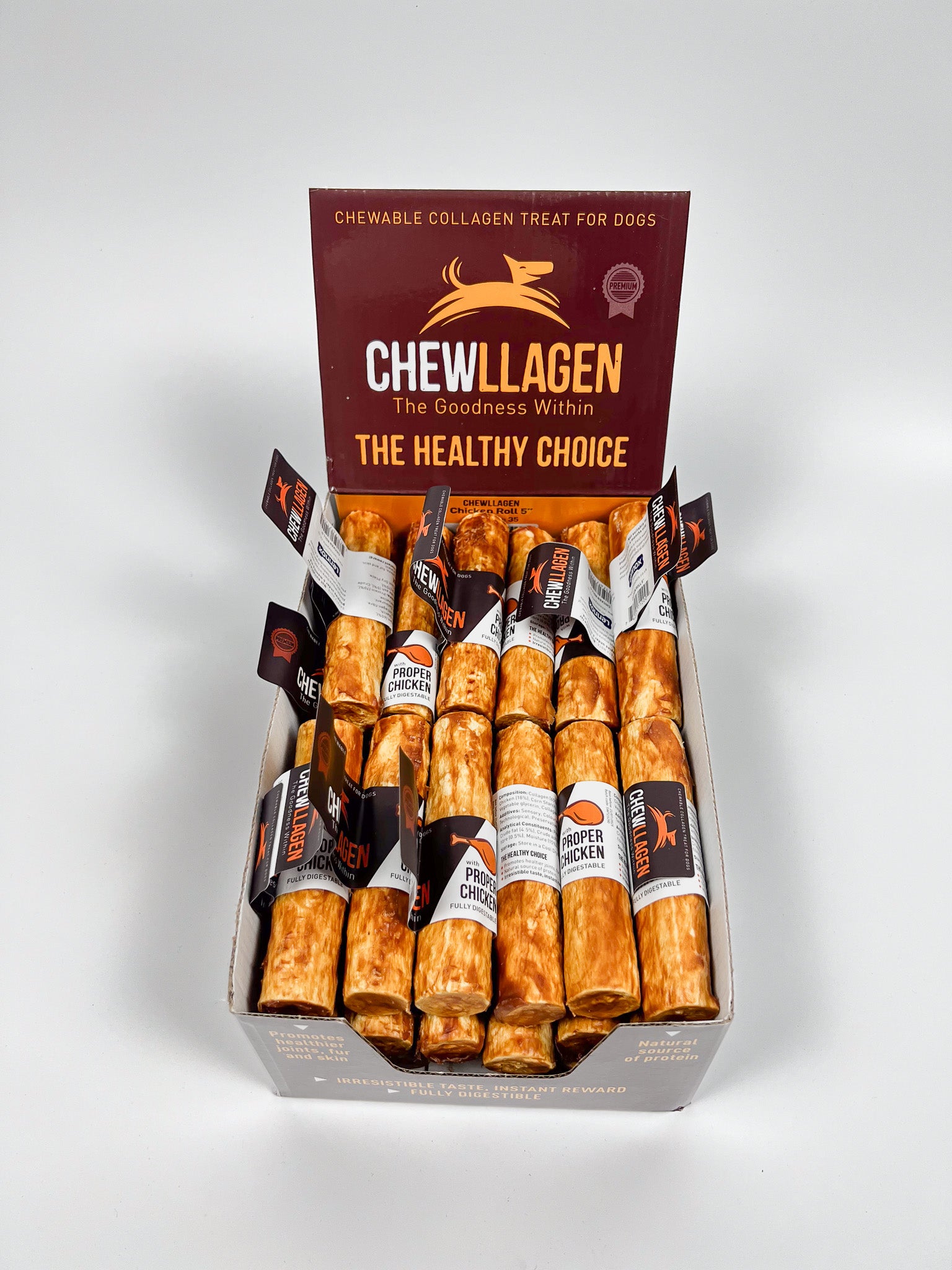 Chewllagen 5" Roll - 2 Flavour 35 Pack