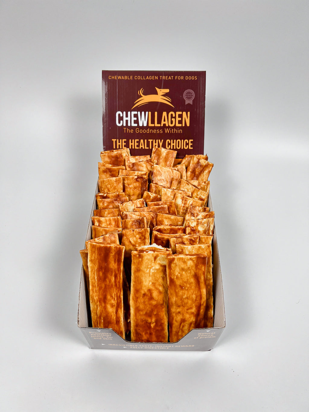 Chewllagen 2"6" Chips - 2 Flavours 50 Pack